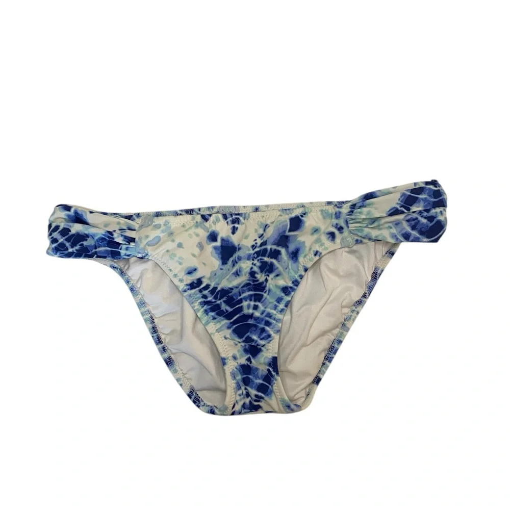 Victoria's Secret Blue and White Tie-Dye Bikini - Picture 3 of 4